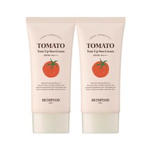 스킨푸드 토마토 톤업 선크림 SPF50+ PA+++ 50mlx2개