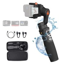 hohem Pro4 액션 카메라 용 짐벌 GoPro Hero 1098765 Osmo Action Insta360 oneR 카메라 대응 3 축 소지 스태빌라이저 IPX4 방수 운동 지연 촬영 Vlog - 한국어 취설