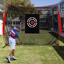 GALILEO 골프연습장 그물 골프 타격망 연습망 스윙용 연습세트 휴대용 실내연습 장비 세트