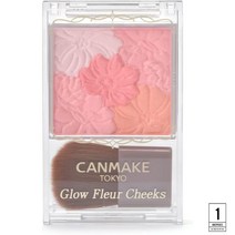 캔메이크 블러셔 살구 글로우 플뢰르 치크 블러쉬 02 0.2 oz., 1個 (x 1), 02 Apricot Fleur