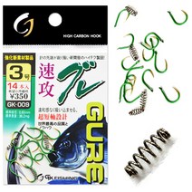 금호조침 GK009 뱅어돔 긴꼬리 벵에돔 벵에 낚시 바늘 3호 4호 5호 6호, 1개