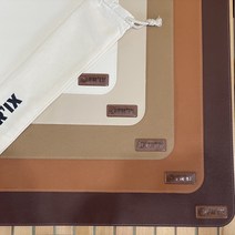 프릭스 캠핑테이블보 캠핑테이블매트 가죽 방수 코스트코 롤테이블 식탁보, Cream Ivory