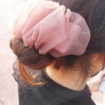 스윗키키 헤어 당고머리밴드 주름 올림머리 똥머리밴드