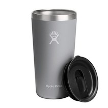 HydroFlask 올 어라운드 텀블러 루파인 12온스, 20 Oz Black Lid, Birch