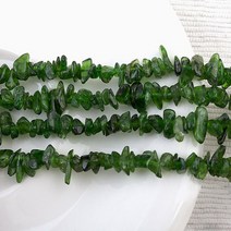 [5599-05]원석칩스 소 (5월탄생석/에메랄드) 녹동령 1줄(약38cm)