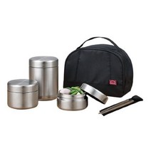 락앤락 스텐 보온도시락 450ml 실버(LHC8013), 상세설명 참조, 단품없음