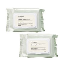 1+1 프리메라 모이스처 클렌징 티슈 60매+60매 - 메이크업 포인트 리무버 딥클렌징 세안티슈, 1개