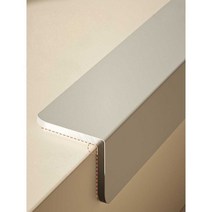 라텍스코너몰딩 모서리 각대 마감재 쫄대 ㄱ자 L바, 펄화이트 400 x 15 x 1000mm