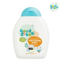 굿버블 영국 헤어&바디워시 올인원 딸기 베리향 250ml 영유아가능 저자극 비건인증 친환경 자연유래 수분유지 클라우드베리, 1개