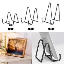 접시받침대 책 액자 상패 장식 철제 소품 받침대 디스플레이용거치대 전시, 대