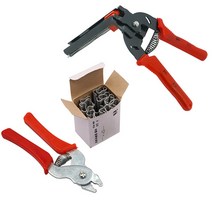 휀스 메쉬 가격 울타리 개 고양이 철망 그물망 클립 스테이플 치킨 케이지 와이어 펜싱 케이지 클램프 토끼 케이지 고정 집게, 2개의 플라이어 with600nail, m