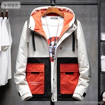 겨울 남 기모 도톰 후드 캐주얼 트랜디 야상 자켓