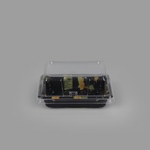 소량유부초밥포장 배달 사각 도시락 SZ3-F10 미니초밥용기 100개 세트, 단품, 단품