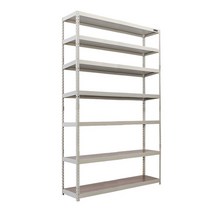 몬스터랙 1200x400x2400 7단 선반 철제선반 조립식앵글 베란다선반 조립식선반 앵글선반 랙, 아이보리(FD)