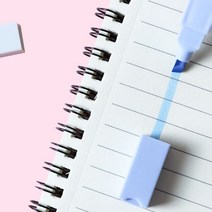 번지지 않는 파스텔 형광펜 야광펜 세트 6p, 스퀘어(A)