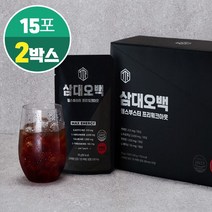 삼대오백 헬스 부스터 에너지 드링크 아르기닌 타우린 블랙마카, 15포 x 2박스
