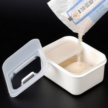 (SM)(업체배송) 이노마타 6kg 미니 쌀통 밀폐용기