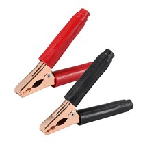 어스집게 50A 100A 200A 적색 흑색 용접클램프 용접선 전선케이블 점프선