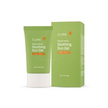 김정문알로에 김정문 알로에 큐어 아쿠아 마일드 수딩 선젤 50ml, 김정문 알로에 큐어 아쿠아 마일