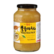 꽃샘 꿀 유자차S 1kg 액상꿀차, 1개, 단품