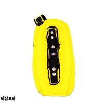 bcd 가성비 스쿠버다이빙 옥시체크 백플레이트 18 30 파운드, Oxycheq 업라이트(30lbs) 옐로우
