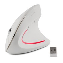 블루투스 인체공학 손목보호 인체공학적 수직 마우스 게이밍 컴퓨터 1600 DPI USB 광학 6D 핑크 RGB 조명, 03 white, 한개옵션1
