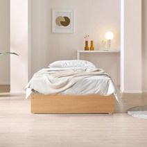 공간사이 비올라 3단 수납침대 슈퍼싱글 퀸, 오크, 04_수납침대+55T컴포트매트SS GS1285