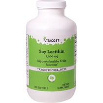 6개X 비타코스트 소이 레시틴 1200mg 300 소프트젤