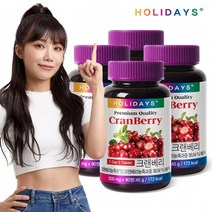 홀리데이즈 크랜베리농축분말99 크랜베리 x 4병 총12개월분, 크랜베리 x 4병 (총12개월분)