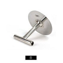 스텐손잡이 호떡 누르개 대 누름판 스테인레스누르개, 1개