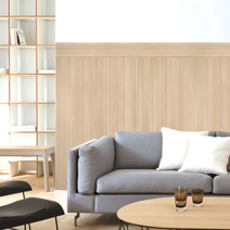 하이홈테크 접착식 폼패널 단열 보온 현관문 시트지 10cmX100cm 폼블럭 몰딩 25장, 원목