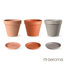 데팡스 데로마 이태리 토분 인테리어 화분, 화분25cm(꼬또)+깔망+받침대