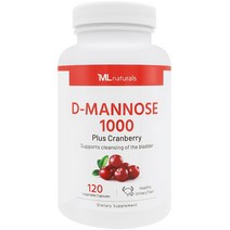마이라이프 내추럴스 D-마노스 디마노스 크랜베리 120정, 1개