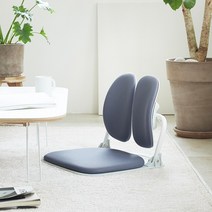 [내일출발]듀오백 온돌 D922 패브릭 좌식의자 폴딩형, 그레이