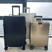 여행용 캐리어 알루미늄 20인치 24인치 28인치 캐리어 /블랙 24인치