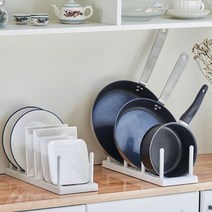 멜든 길이조절 주방 접시꽂이 그릇건조대 접시정리대 싱크대 정리 주방 선반 2개 세트, 회색