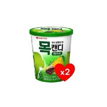 롯데 목캔디 허브 122g 2개 심심풀이 사무실간식 탕비실사탕 유아간식 군것질 졸음방지, 6개
