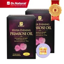 닥터내츄럴 하이퍼 호주 달맞이꽃종자유 1000mg 180캡슐 감마리놀렌산 오메가6 EPO 스마트웰빙, 2통