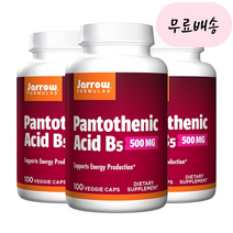 [자로우]-M1-재로우포뮬러스 판토텐산 500 mg 100개입[[3통]], 3개