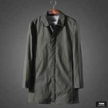 가바바 남성 빅사이즈 트렌치코트 데일리로 입기 좋은 캐주얼 심플 가을 코트 G64202