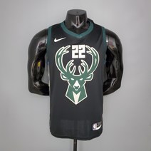 밀워키 벅스 NBA 져지 농구 유니폼 크리스 미들턴 블랙