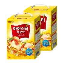 담터 아이스티 복숭아 80T+80T (160T), 14ml