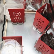 오토바이 배달통 칸막이 음식물 파티션 탑박스 칸마기, 4 블록 + 1 플레이트 [62L]