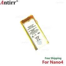 Antirr ipod nano4 4g 4 세대 mp3 li 중합체 재충전 용 nano 4 616-0406 건전지를위한 본래 새로운 보충 건전지