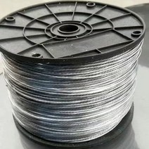 담장휀스 전기 울타리 와이어 많은 가닥 알루미늄 마그네슘 합금 고전압 펄스 전력선, 01 2.0mm 100m
