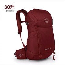 Osprey 트래킹백팩 남성 등산 오스프리 레드 스키머 경량 배낭 수낭 Tempest 원사이즈 28리터, 비틀 레드 30L