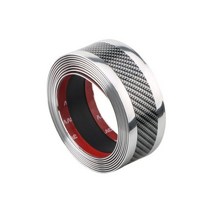 자동차 스티커 문 가장자리 보호자 범용 도어 씰 탄소 섬유 안티 스크래치 투명 필름 보호 자동, [05] Silver, [03] 1Mx7CM