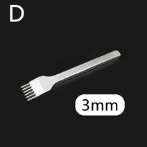 가죽공예DIY 가죽DIY 가죽공예키트 도구 구멍 펀치 레이싱 스티칭 구멍 펀치 프롱 다이아몬드 포인트가 제 가죽, d