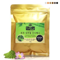 토파 인디 헤나염색약 100g, 블랙