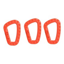 Molle 웨빙 잠금 부착 키 체인 카라비너 퀵드로우 도구 클립 야외 연결 링크 배낭 캠프 하이킹 등반 걸이 걸쇠, [07] 3개ITW carabiner